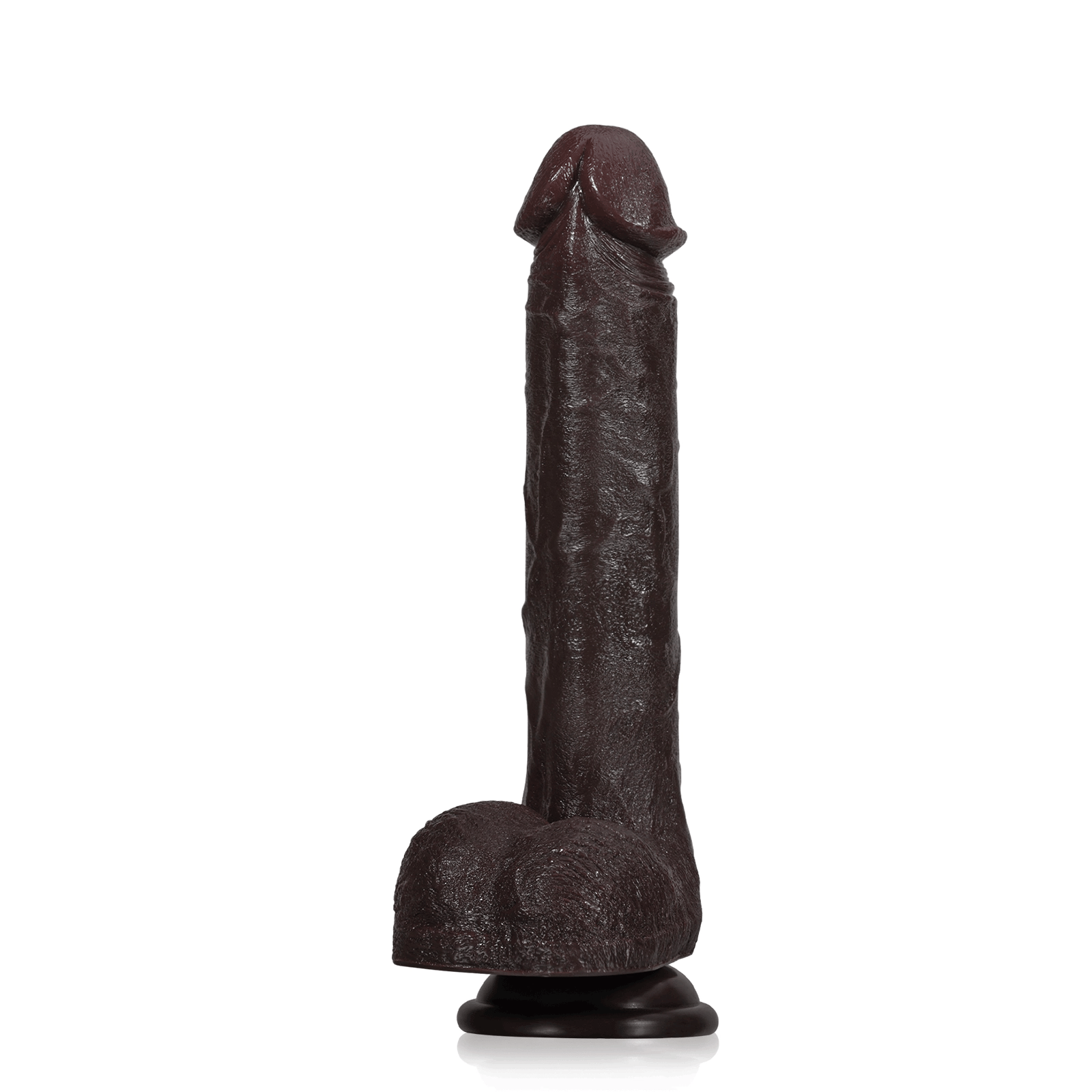 Becker | 11.2" x 1.8" Black Thrusting Realistic Silicone Dildo with 7 Modes & Remote