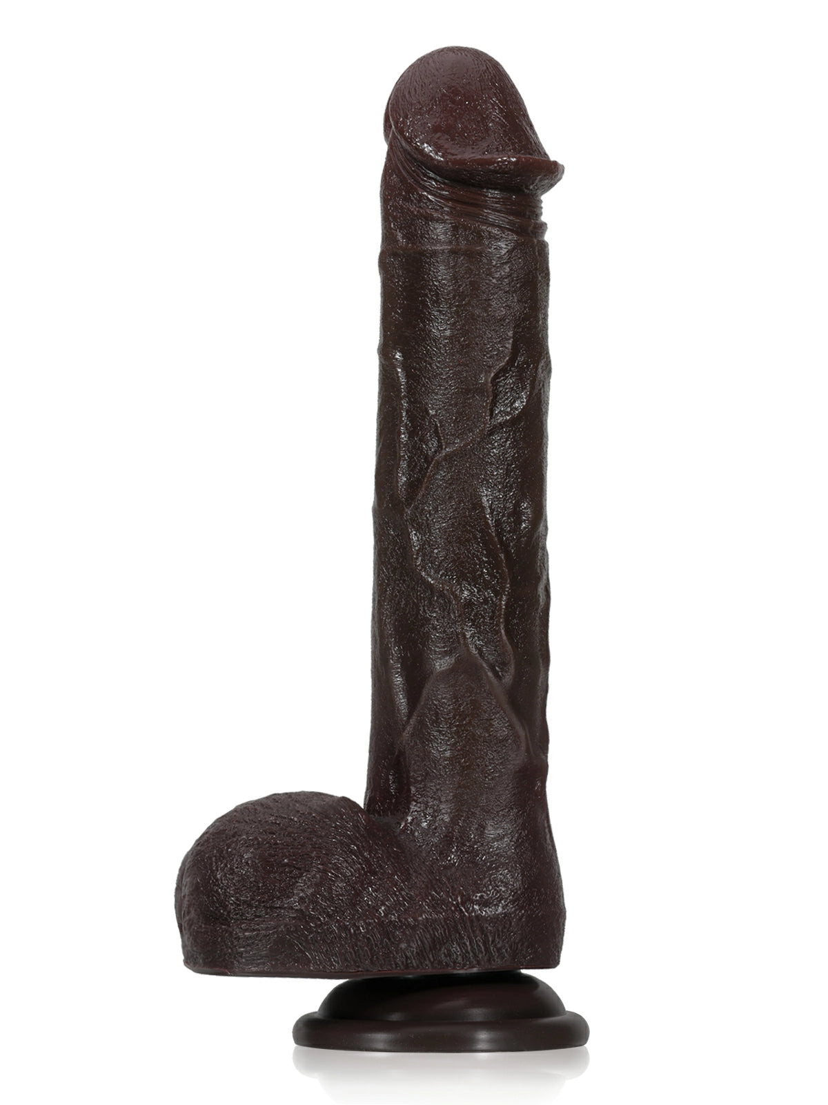 Becker | 11.2" x 1.8" Black Thrusting Realistic Silicone Dildo with 7 Modes & Remote