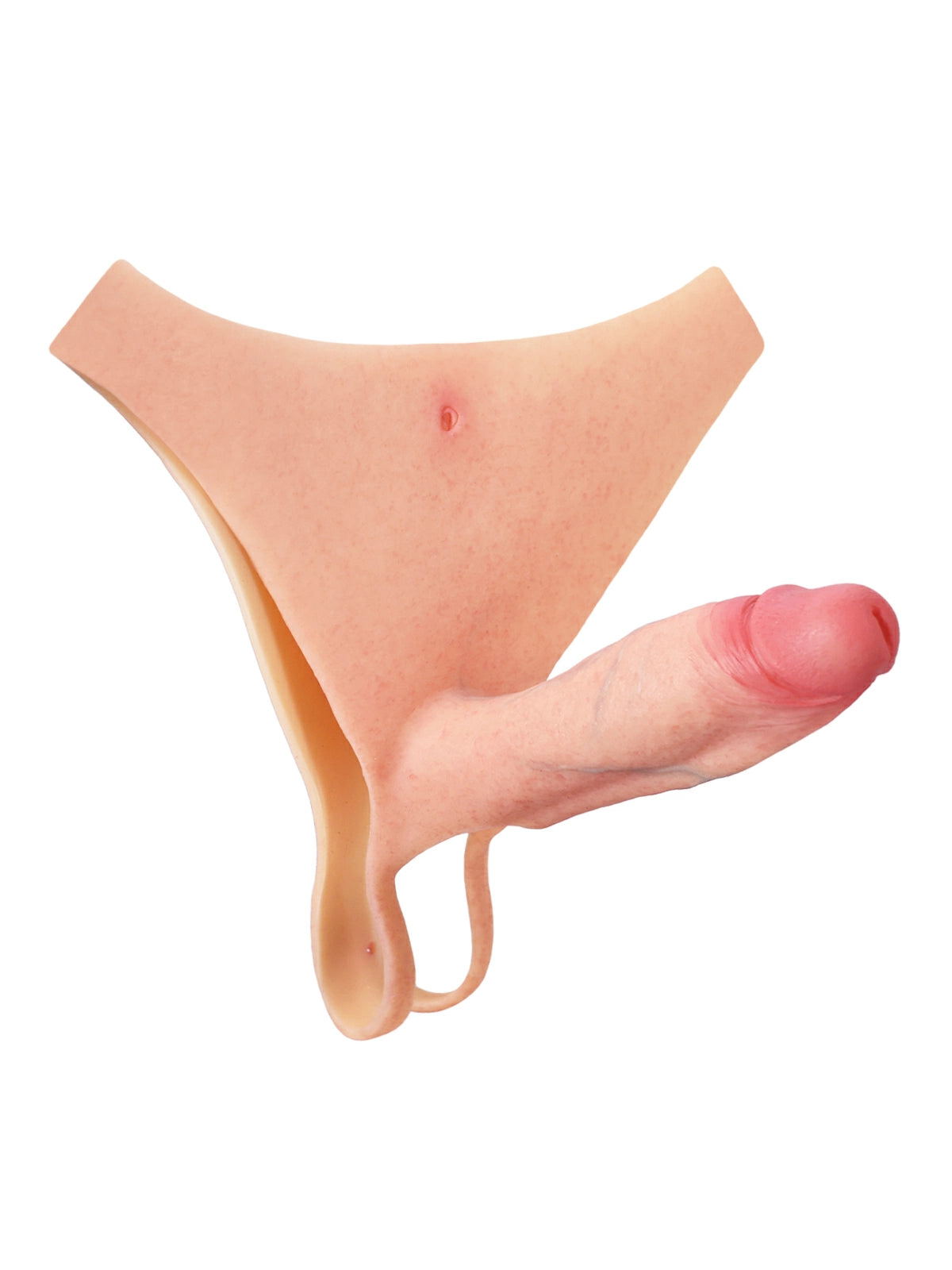 Daenerys | 7.9" x 2.2" Firm Hollow Strap-On with Raised Underside & Adjustable Strap