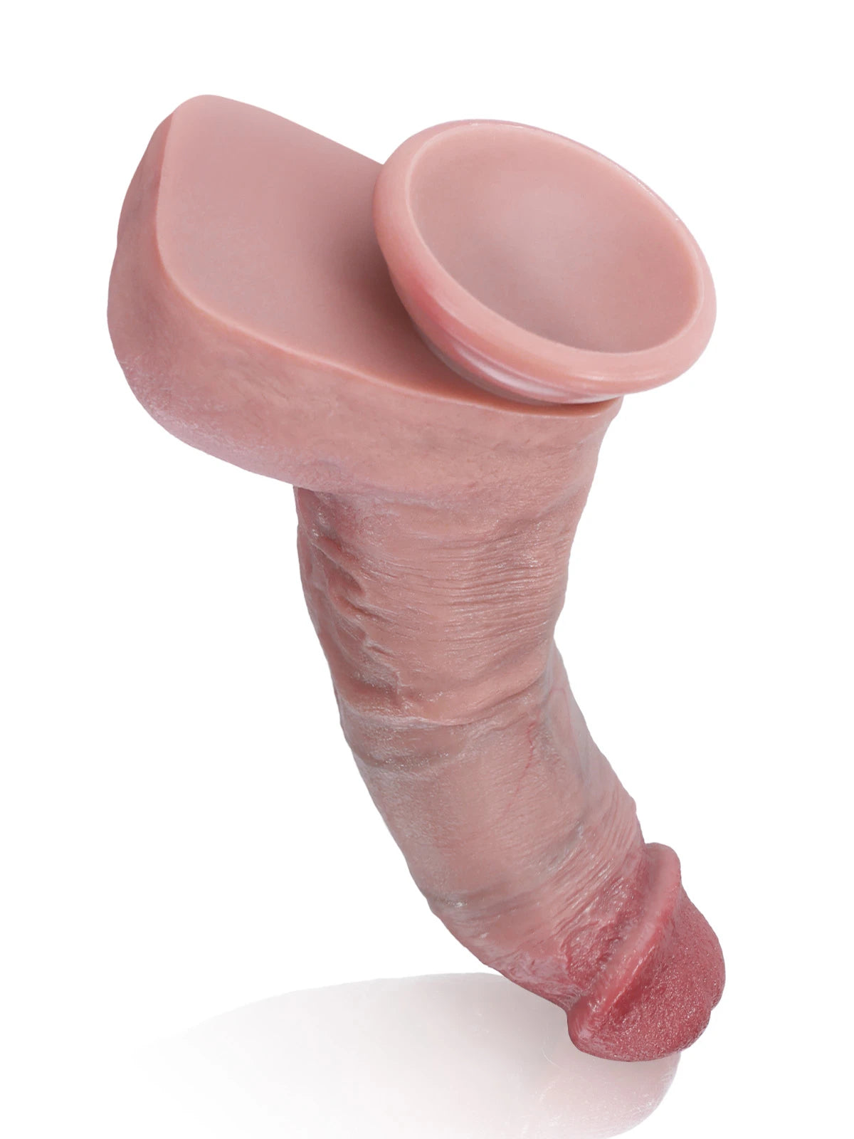 Dave | 7.5" x 1.8" Beginner Realistic Silicone Dildo with Textured Skin Folds & Veins