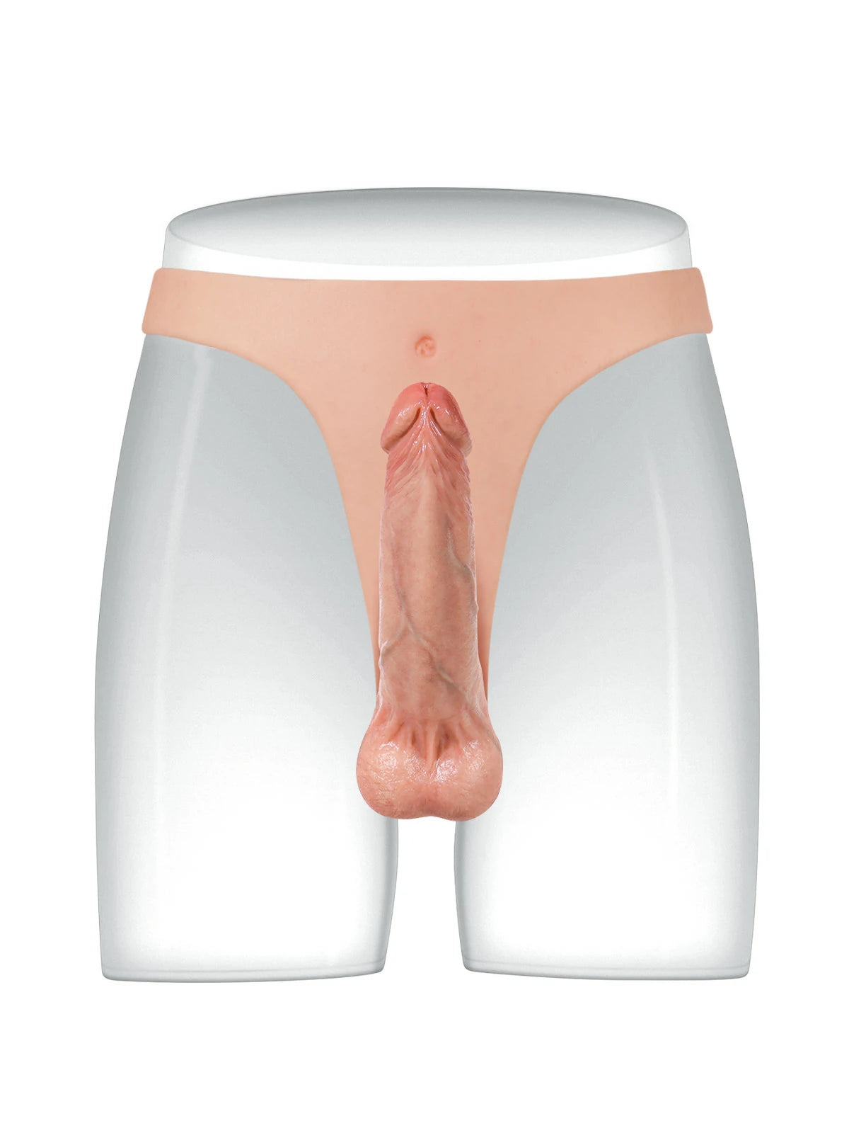Nick 6.3" x 1.6" Lightweight Strap-On Realistic Dildo with Slim Strap & Moving Balls