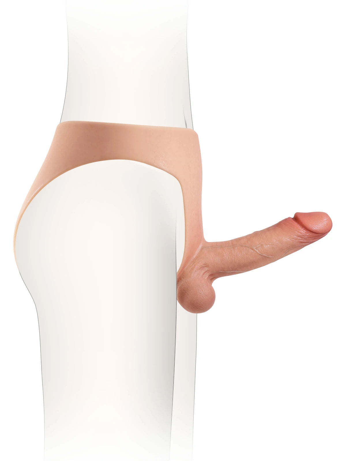 Oscar | 6.8" x 1.7" Wearable Strap-On Realistic Dildo with Adjustable Waist & Moving Balls