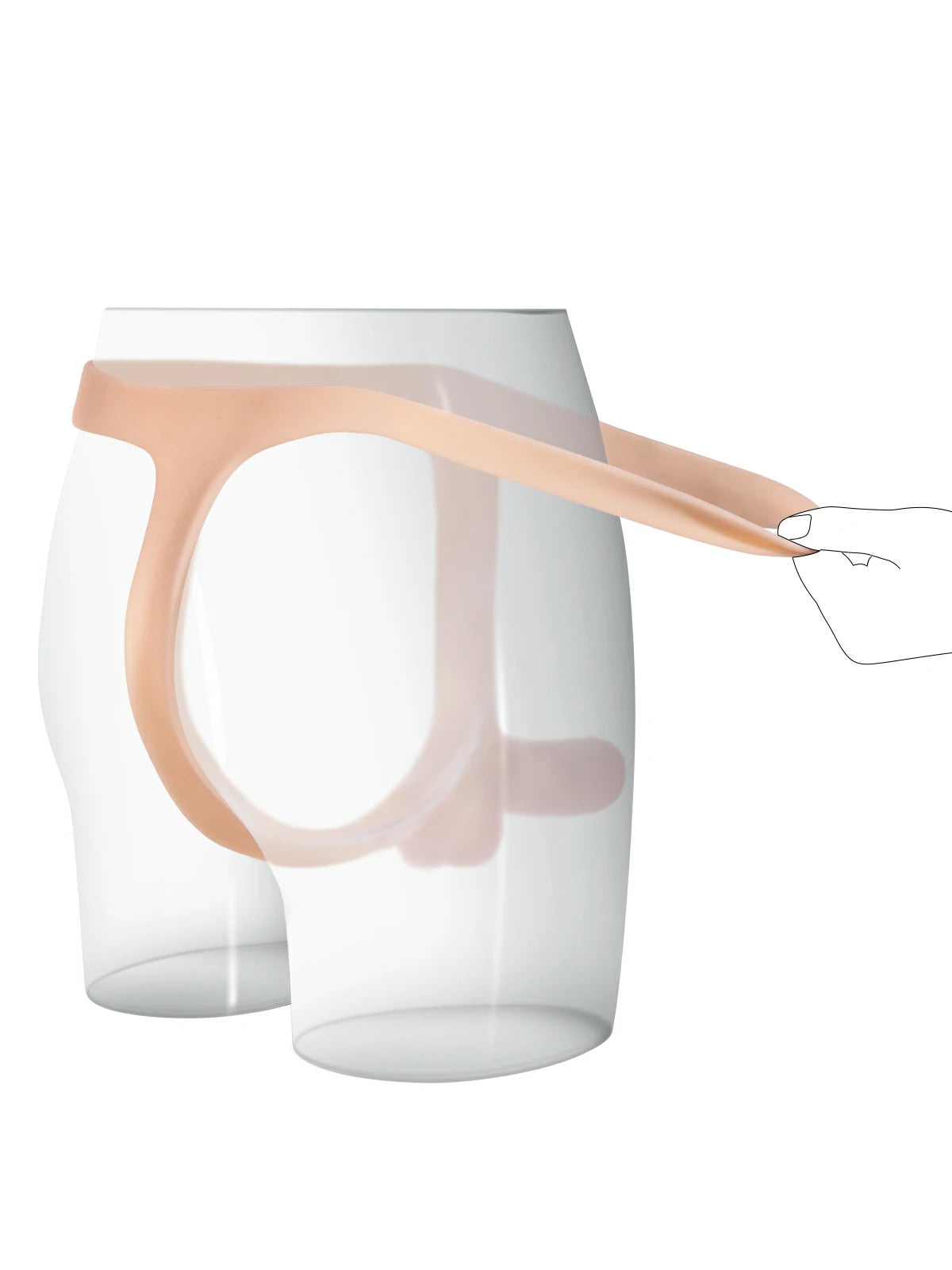 Nathan | 6" x 1.6" Plus-Size Friendly Strap-On Realistic Dildo with Wide Stretch & Solid Core