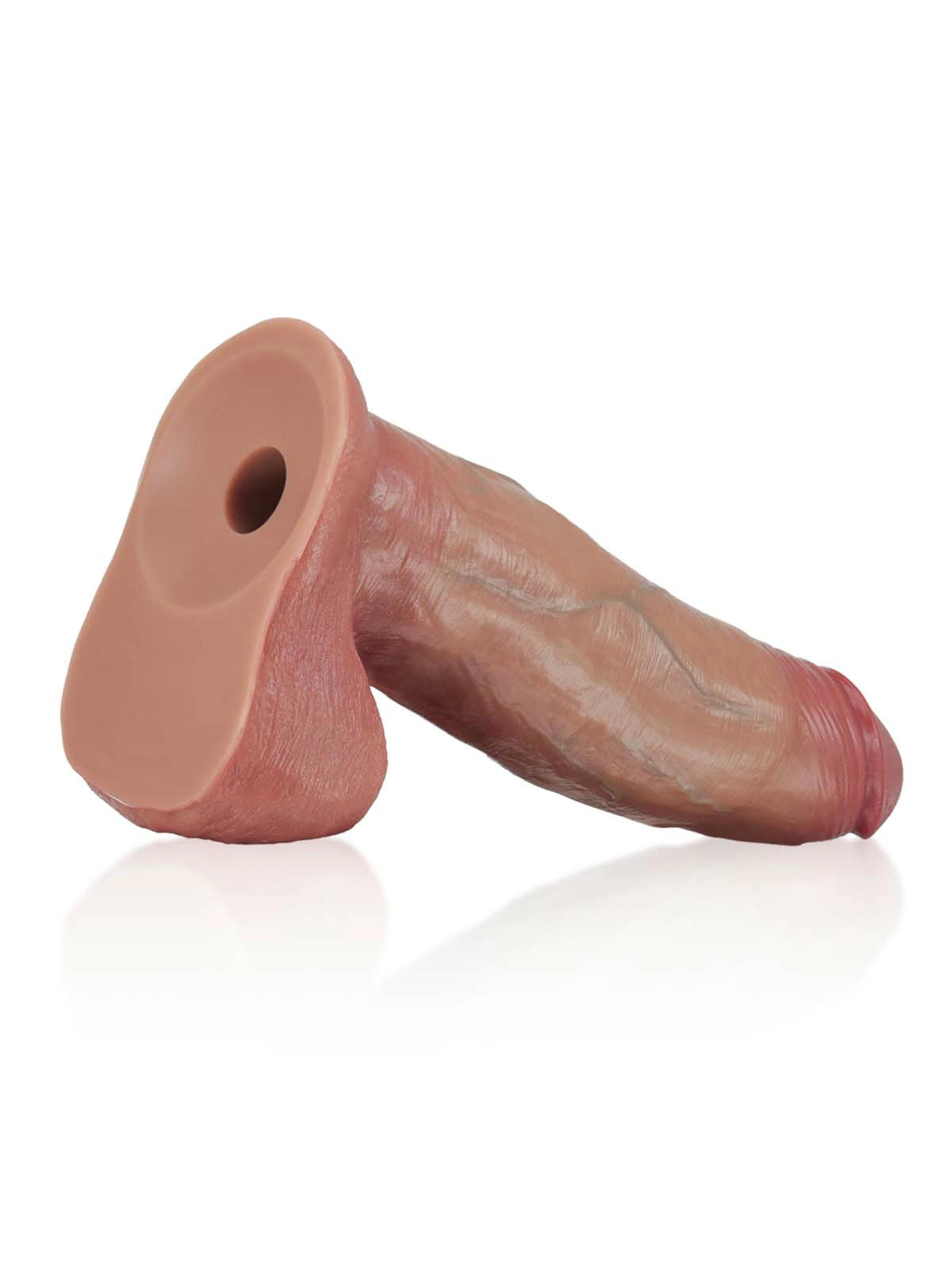 Ryder | 9" x 2.1" Vac-U-Lock Realistic Silicone Dildo with Sliding Skin & Harness Mount
