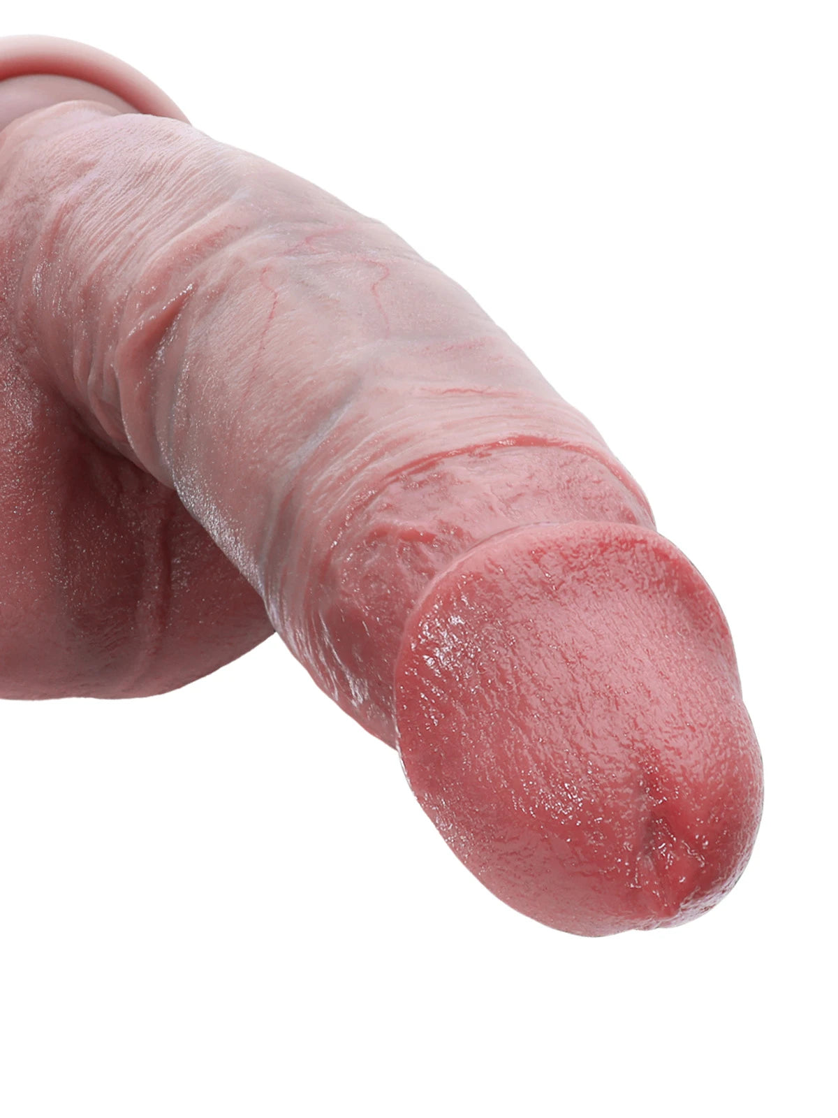 Dave | 7.5" x 1.8" Beginner Realistic Silicone Dildo with Textured Skin Folds & Veins