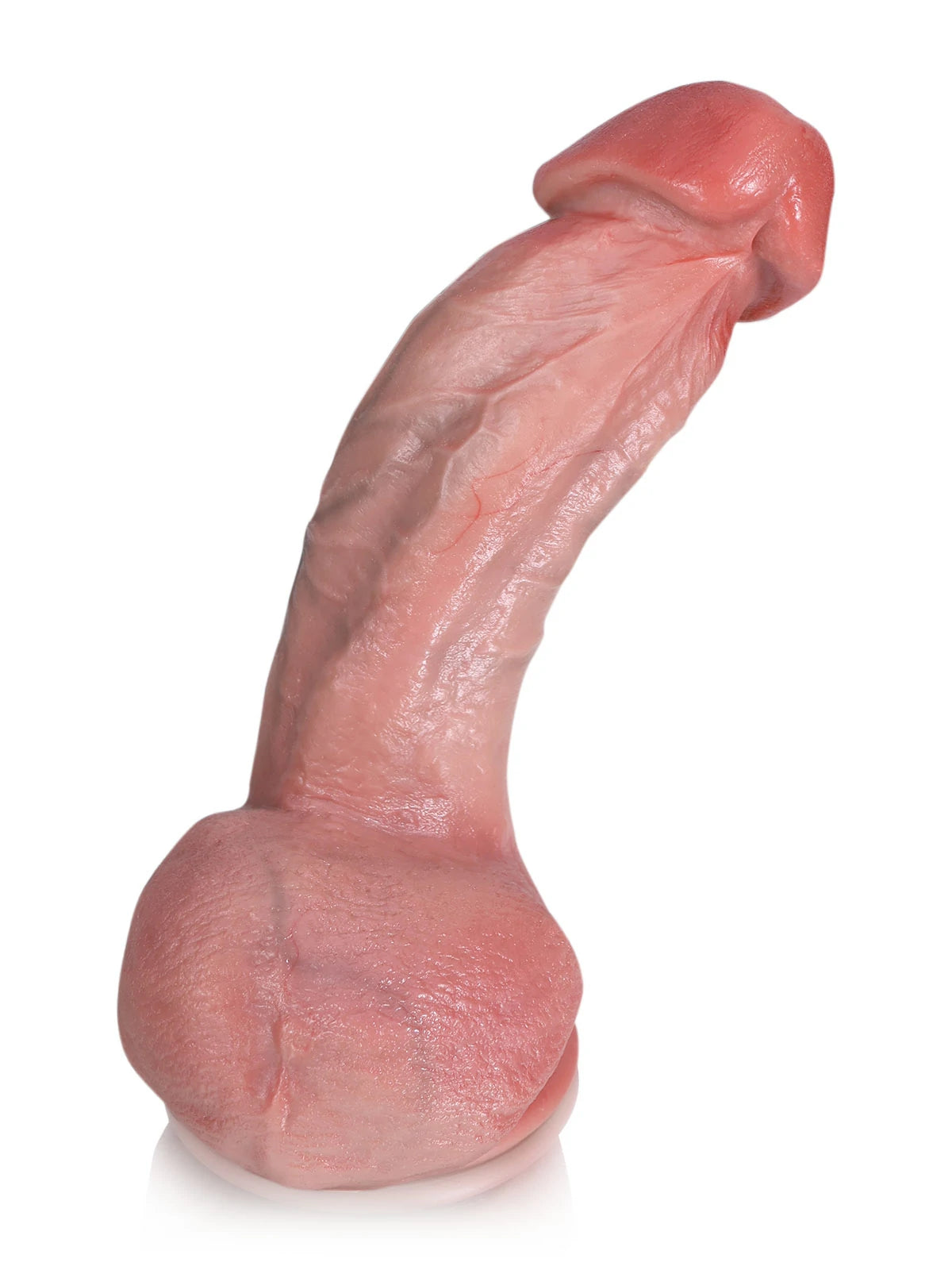 Jack | 9" x 2" Realistic Silicone Dildo with Broad Mushroom Head & Full Balls