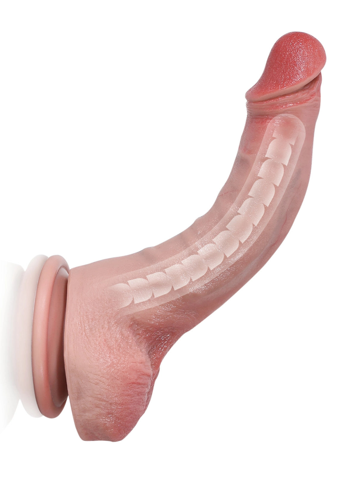 Jodie 8.3" x 1.5" Beginner-Friendly Realistic Silicone Dildo with Bendable Metal Core
