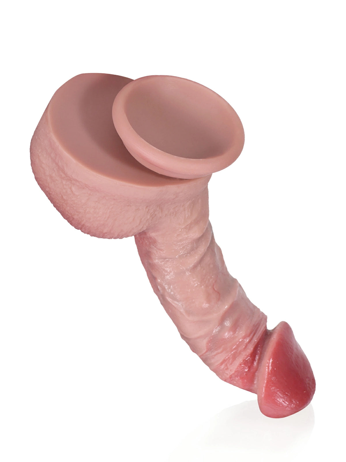 Kris 7.5" x 1.4" Slim, Flexible Realistic Silicone Dildo for Beginners