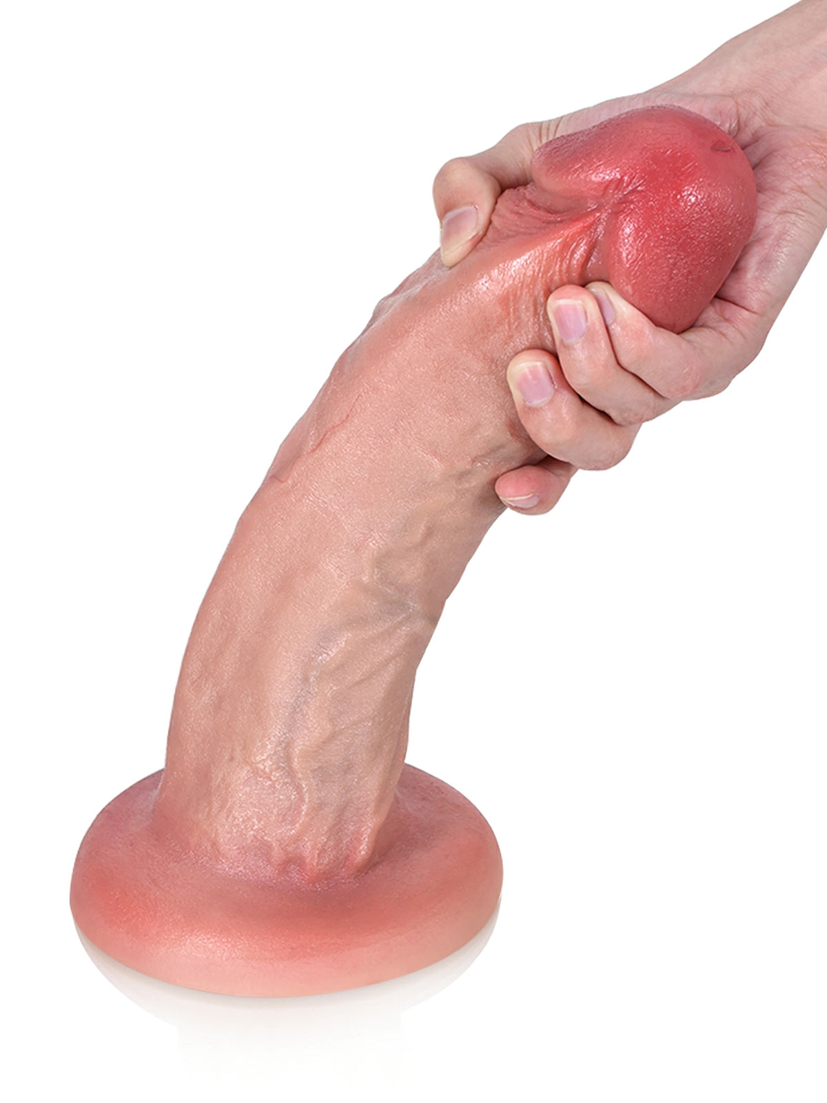 David | 11.4" x 2.8" Thick Realistic Silicone Anal Dildo with Suction Base