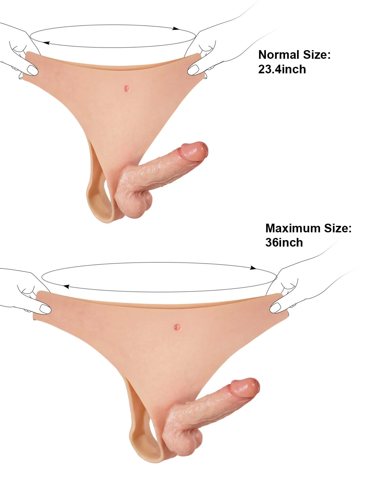 Owen | 6" x 1.7" Beginner-Friendly Strap-On Realistic Dildo with Adjustable Waist & Solid Core