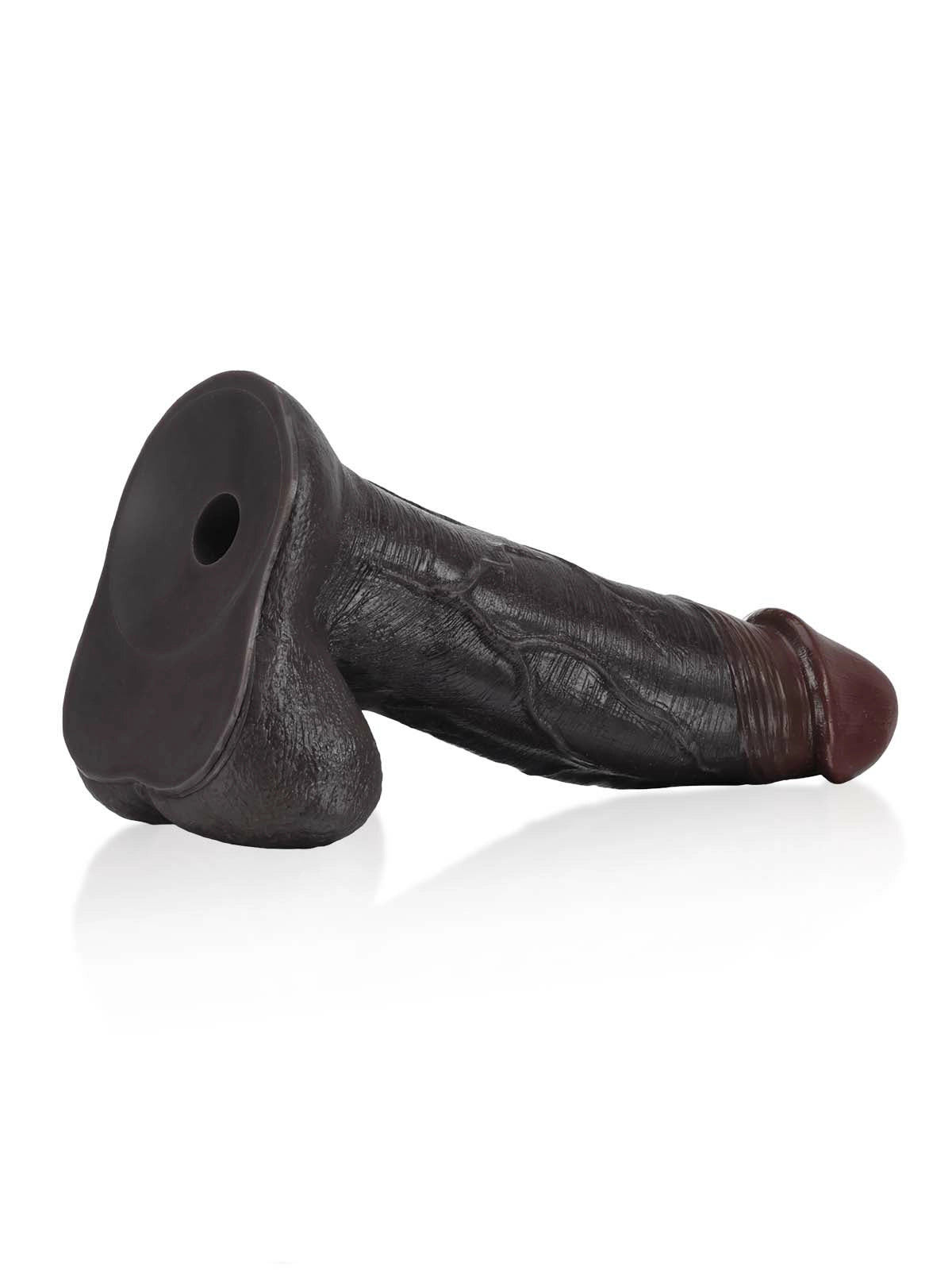 Anja 10.9" x 2.5" Vac-U-Lock XL Realistic Silicone Dildo with Gliding Skin & Moving Balls