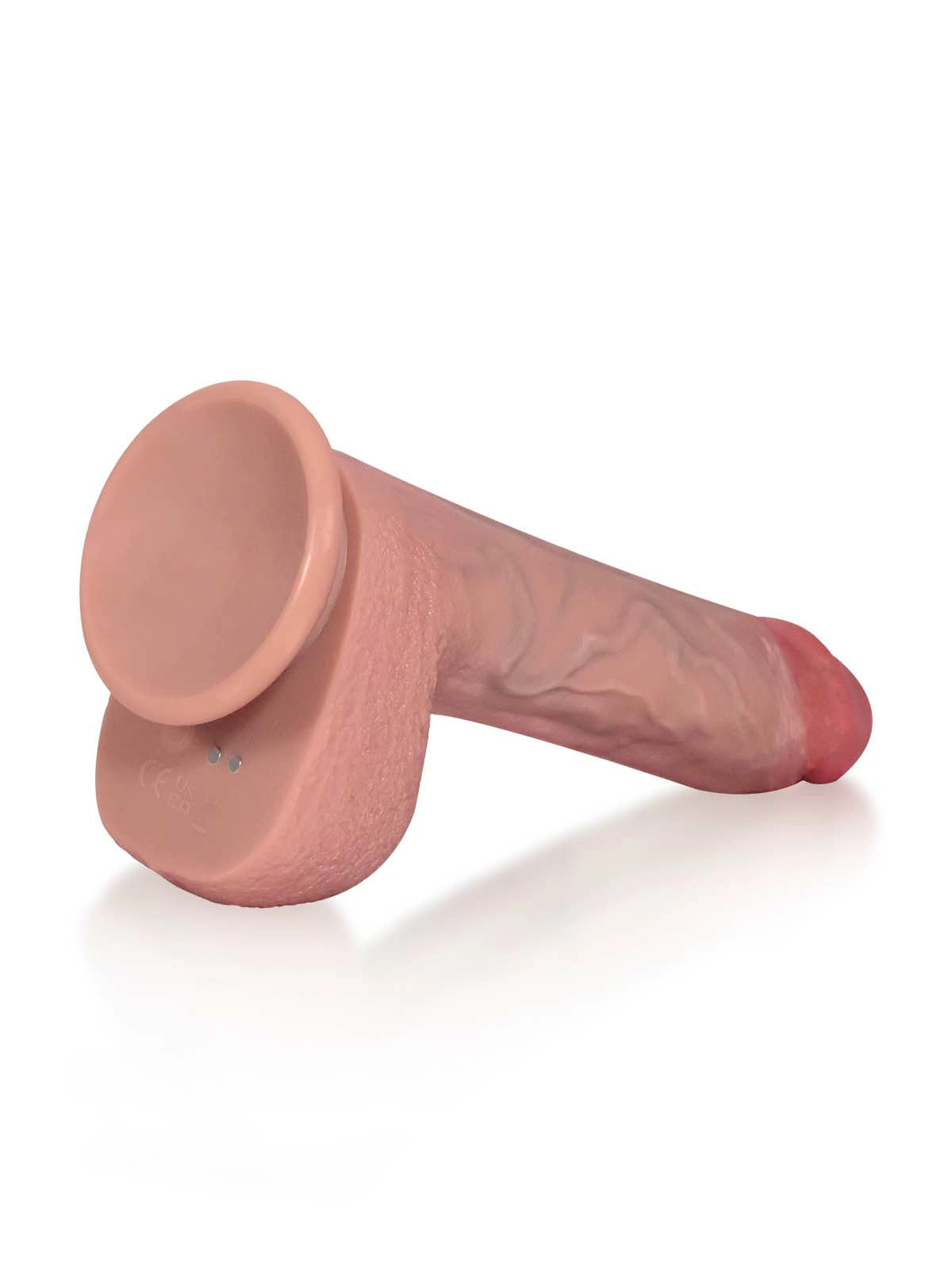Roman | 8.8" x 1.7" Heated Thrusting Vibrating Silicone Dildo with Tip Motor & Remote