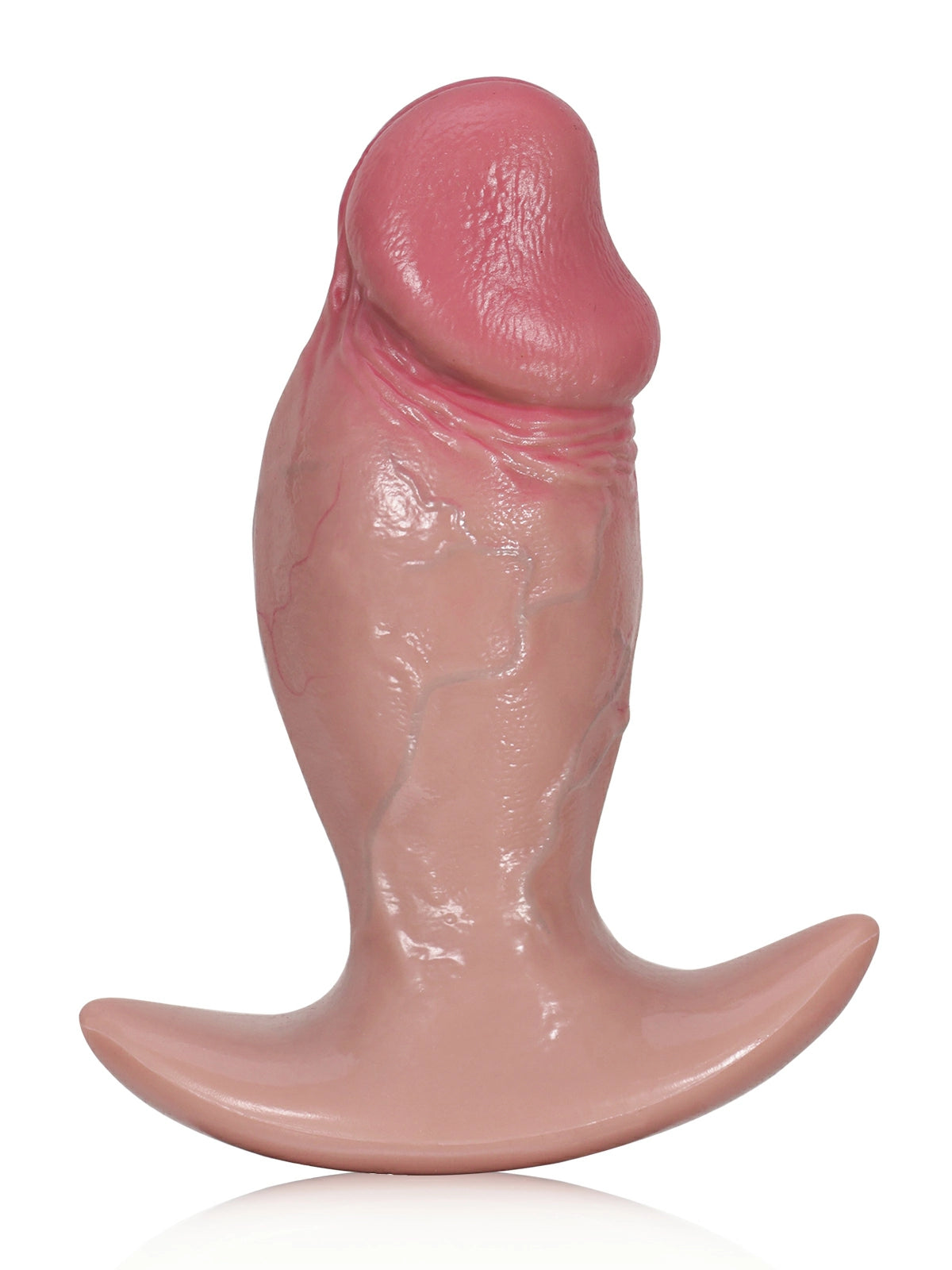 Willi | 6.5" x 2.2" Realistic Silicone Dildo-Butt Plug with Torpedo Shape & Grip Base