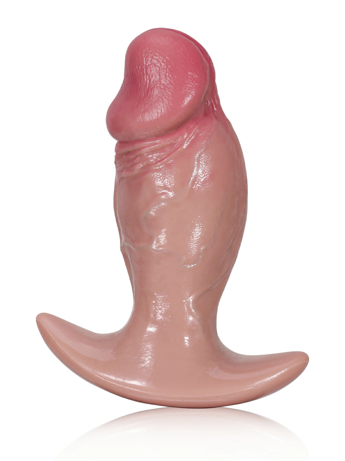 Willi | 6.5" x 2.2" Realistic Silicone Dildo-Butt Plug with Torpedo Shape & Grip Base