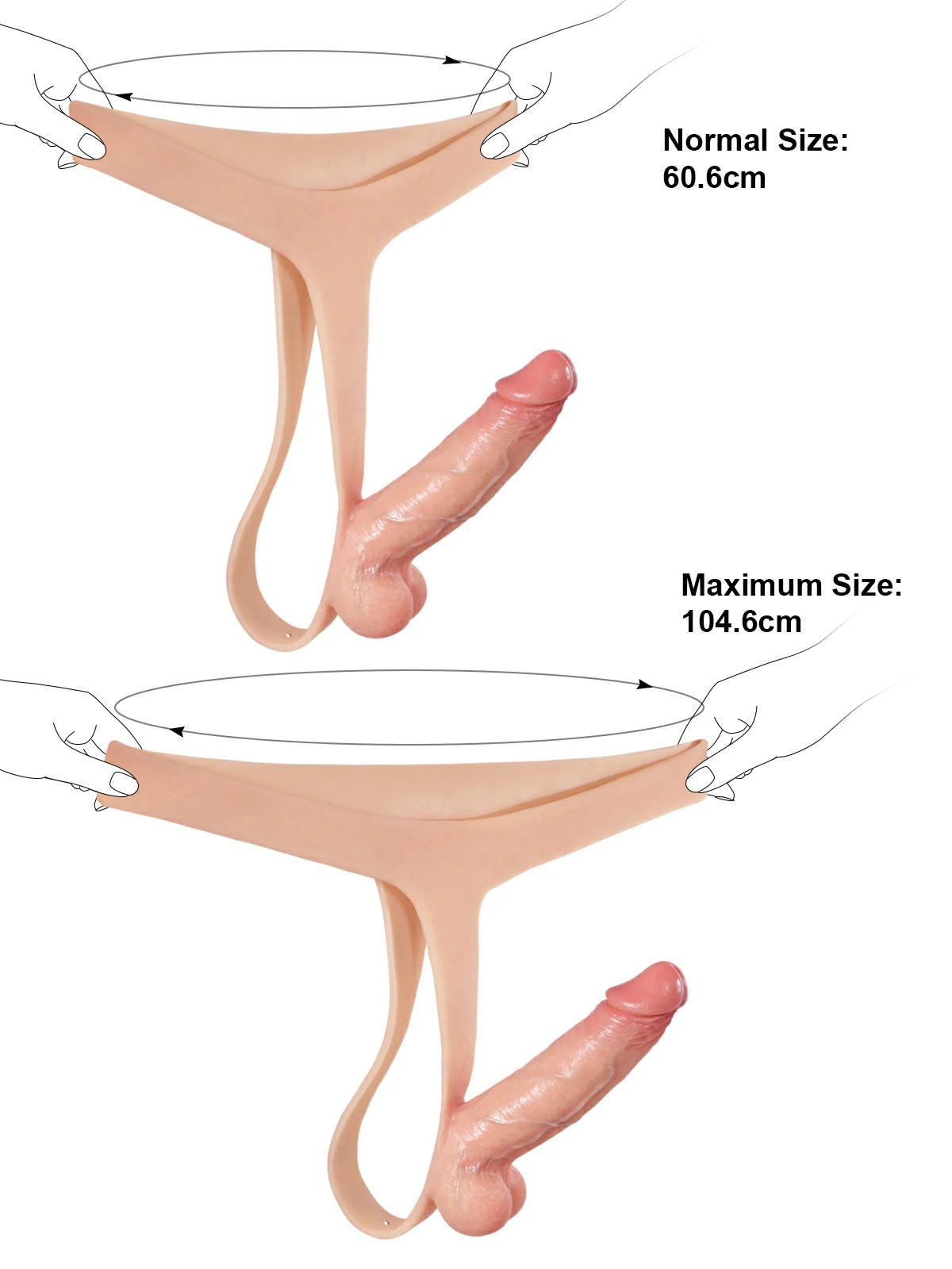 Nathan | 6" x 1.6" Plus-Size Friendly Strap-On Realistic Dildo with Wide Stretch & Solid Core